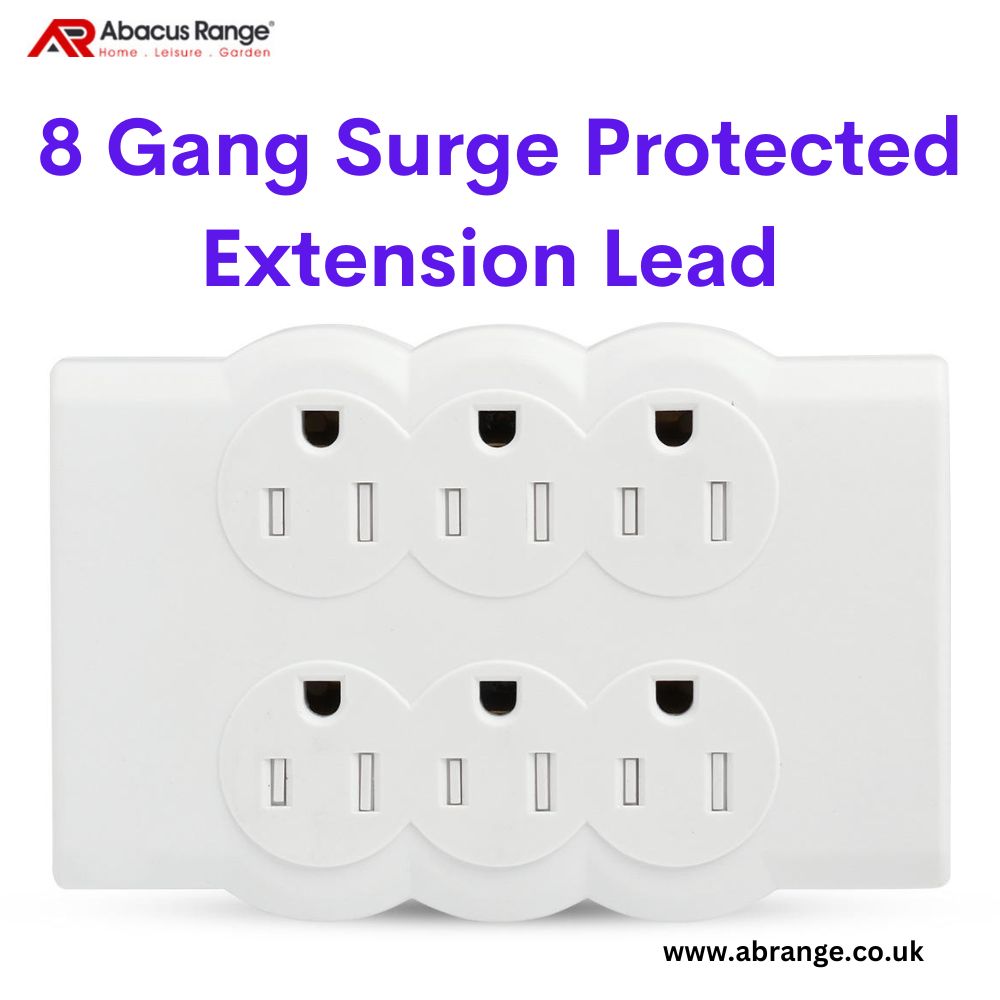 8-Gang Surge-Protected Extension Lead for Enhanced Electrical&nbsp;Safety